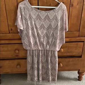 Gold dress by S.L. Fashions size 8